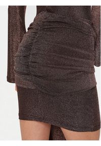 BARDOT - Bardot Sukienka koktajlowa 59556DB Brązowy Slim Fit. Kolor: brązowy. Materiał: syntetyk. Styl: wizytowy #4