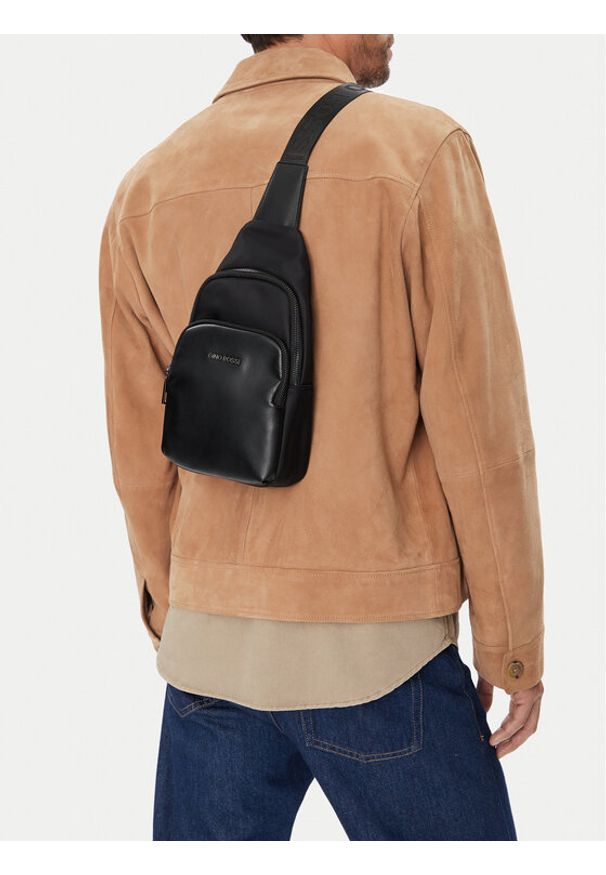 Gino Rossi - GINO ROSSI Saszetka C-GIN-E-029-05 Czarny. Kolor: czarny. Materiał: materiał