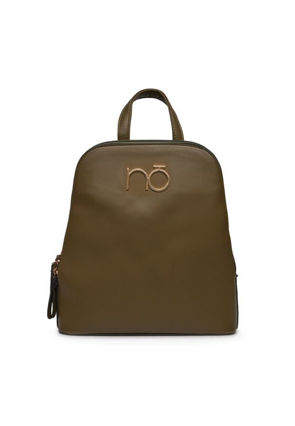 Nobo Plecak NBAG-R0180-CM08 Khaki. Kolor: brązowy. Materiał: skóra