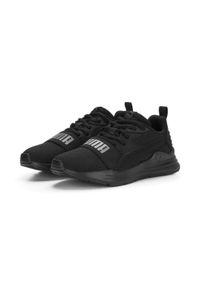 Buty do chodzenia Puma WIRED RUN PURE JR. Kolor: wielokolorowy, czarny, szary. Materiał: guma, materiał, tkanina, syntetyk. Sport: turystyka piesza, bieganie