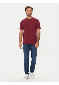 BOSS T-Shirt Thompson 01 50468347 Bordowy Regular Fit. Kolor: czerwony. Materiał: bawełna #2