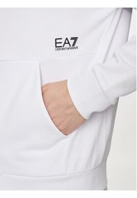 EA7 Emporio Armani Bluza 3DPM88 PJEQZ 1100 Biały Regular Fit. Kolor: biały. Materiał: bawełna