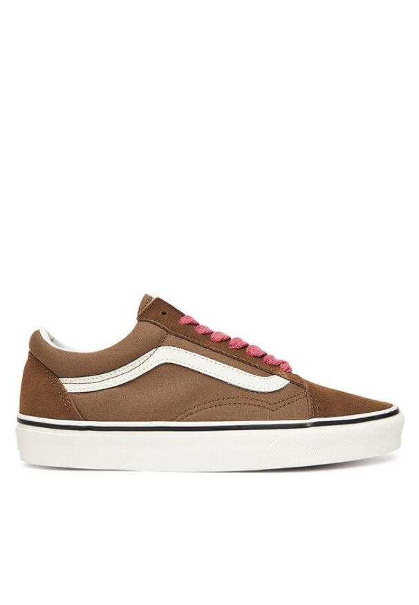 Vans Tenisówki Old Skool VN000D6WRPK1 Brązowy. Kolor: brązowy. Materiał: skóra, zamsz