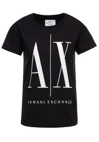 Armani Exchange T-Shirt 8NYTCX YJG3Z 1200 Czarny Regular Fit. Kolor: czarny. Materiał: bawełna #3