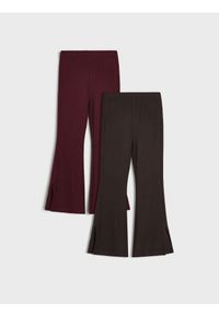 Sinsay - Legginsy flare 2 pack - wielobarwny #1