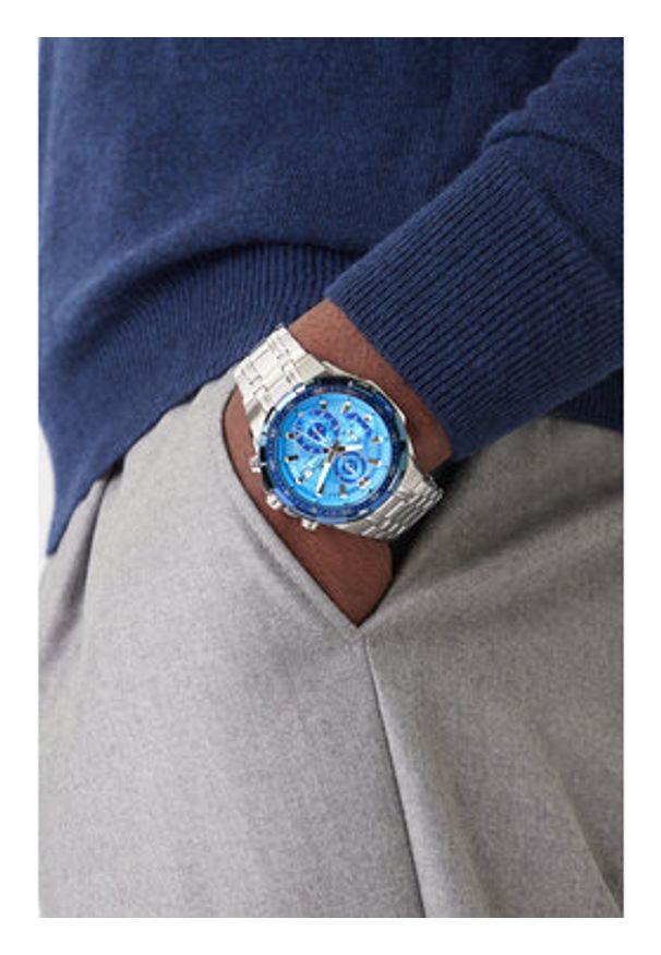 Casio Zegarek Edifice EFR-539DE-2AVUEF Srebrny. Kolor: srebrny