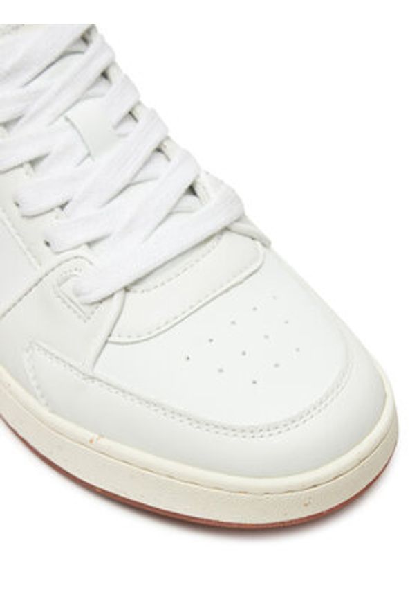 Coccinelle Sneakersy E4 RWK 24 01 01 Biały. Kolor: biały. Materiał: skóra