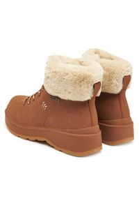 skechers - Skechers Botki Park City 168087/CSNT Brązowy. Kolor: brązowy. Materiał: skóra #3