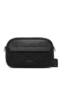 Lacoste Saszetka NH5175BG Czarny. Kolor: czarny. Materiał: skóra