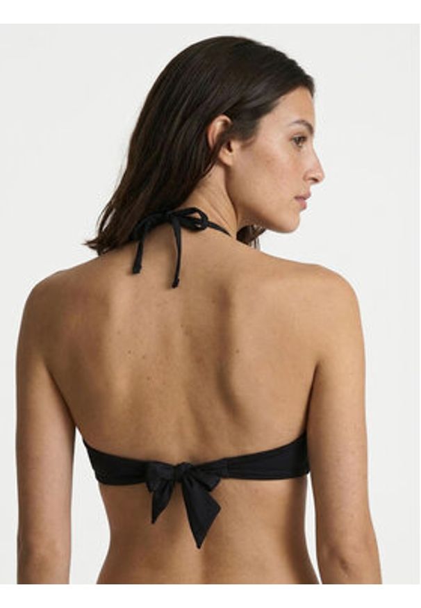 Guess Góra od bikini E6GJ01 KF412 Czarny. Kolor: czarny. Materiał: syntetyk