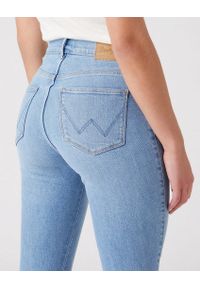 Wrangler - WRANGLER HIGH RISE SKINNY DAMSKIE SPODNIE JEANSOWE FORKEEPS W27HXRW18