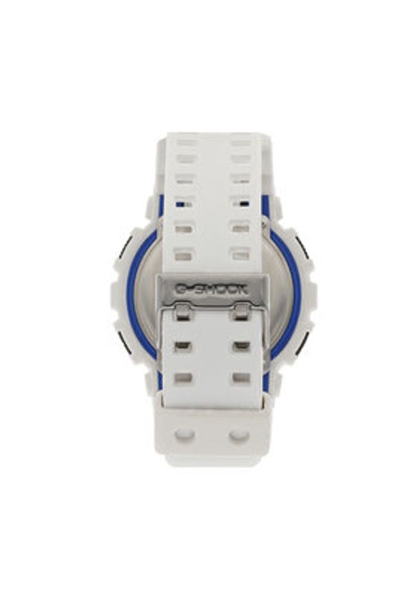 G-Shock Zegarek GA-100B-7AER Biały. Kolor: biały