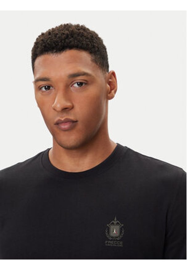 Aeronautica Militare Longsleeve 252TS2468UJ00703 Czarny Regular Fit. Kolor: czarny. Materiał: bawełna. Długość rękawa: długi rękaw