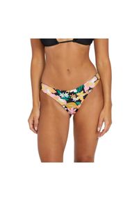 Dół od bikini Volcom Had Me At Aloha Hipster. Kolor: wielokolorowy. Materiał: elastan, nylon