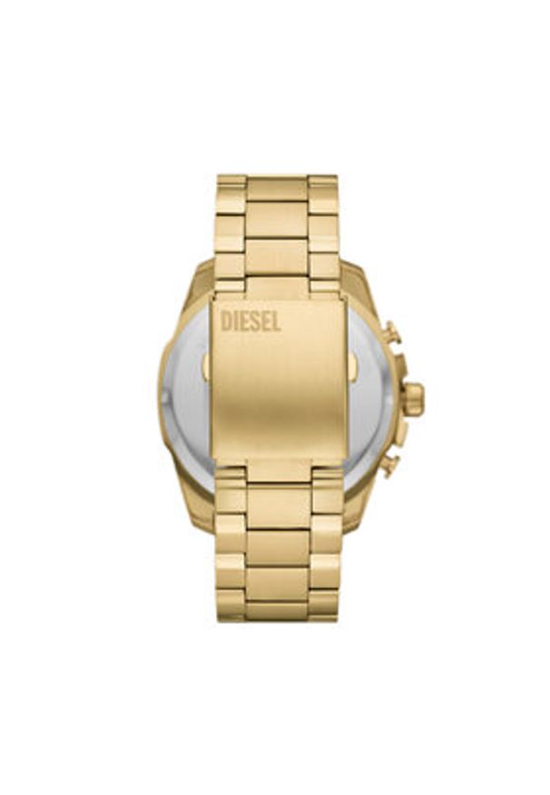 Diesel Zegarek Mega Chief DZ4642 Złoty. Kolor: złoty