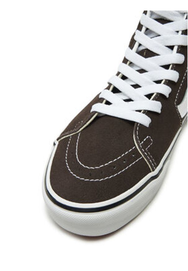 Vans Tenisówki Sk8-Hi VN000CMXD4C1 TURKISH COFFEE Brązowy. Kolor: brązowy. Materiał: skóra, zamsz
