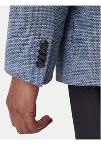 BOSS Marynarka H-Hutson 50556910 Granatowy Regular Fit. Kolor: niebieski. Materiał: bawełna #5