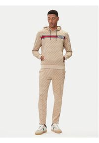 Guess Bluza Z4BQ30 K7122 Beżowy Regular Fit. Kolor: beżowy. Materiał: bawełna, syntetyk #4