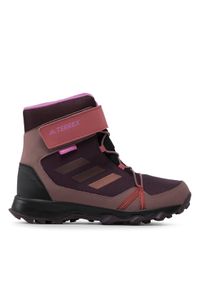 Adidas - adidas Trekkingi Terrex Snow Cf R.Rdy K GY6773 Bordowy. Kolor: czerwony. Materiał: materiał #1