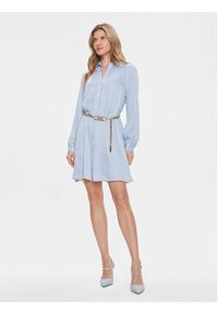 MICHAEL Michael Kors Sukienka koszulowa MR480LCBA4 Niebieski Regular Fit. Kolor: niebieski. Materiał: wiskoza. Typ sukienki: koszulowe #3