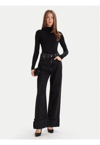 Wolford Body Shaping 77122 Czarny Slim Fit. Kolor: czarny. Materiał: syntetyk