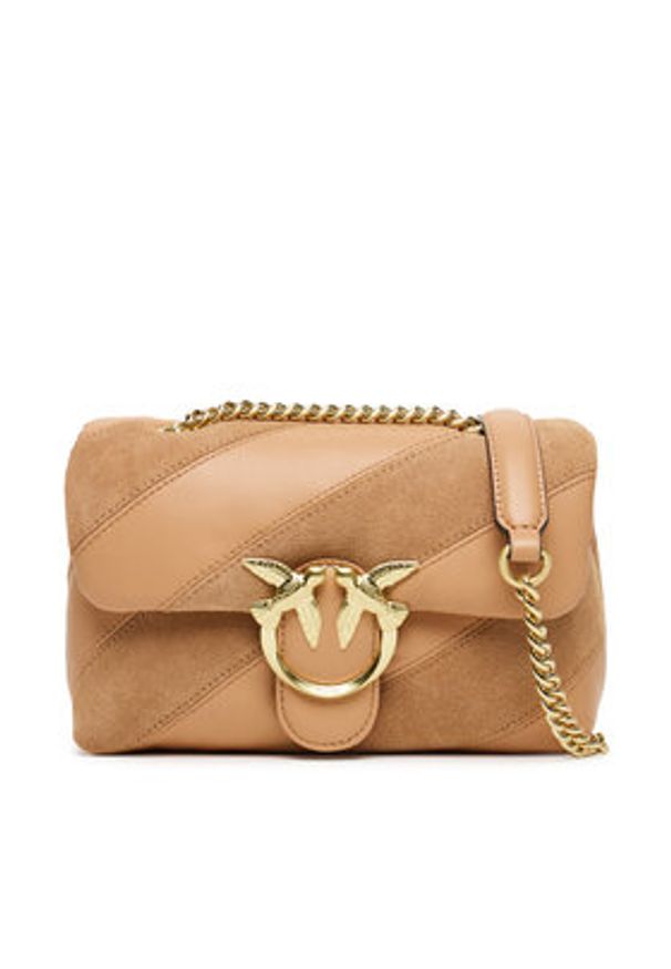 Pinko - PINKO Torebka Love Puff Mini Cl AI 25-26 PLTT 100039 A2JY Różowy. Kolor: różowy. Materiał: zamszowe, skórzane