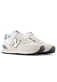Buty unisex New Balance U57452Z – beżowe. Kolor: beżowy. Materiał: guma, zamsz, syntetyk, materiał. Szerokość cholewki: normalna. Model: New Balance 574 #2