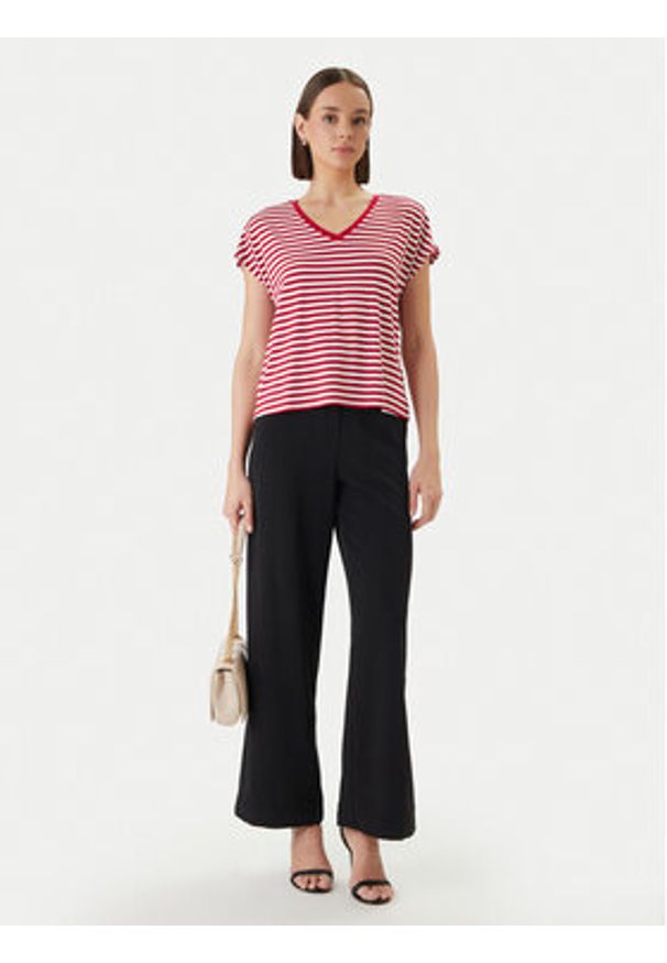 Morgan Spodnie palazzo 242-PBIRD Czarny Wide Leg. Kolor: czarny. Materiał: syntetyk