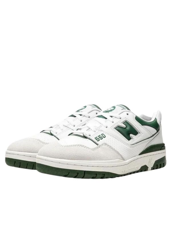 Buty do chodzenia dla dorosłych New Balance 550 White Green. Kolor: biały. Sport: turystyka piesza