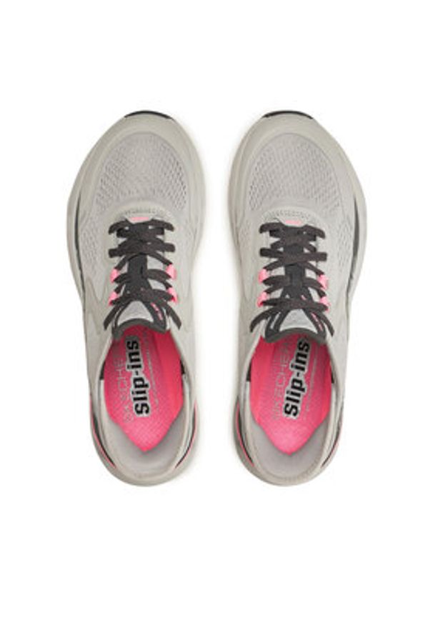 skechers - Skechers Sneakersy 150510/GYPK Szary. Kolor: szary. Materiał: materiał