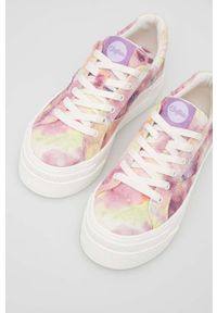 Buffalo tenisówki Paired kolor różowy 1630896. Kolor: różowy. Materiał: guma. Obcas: na platformie #3
