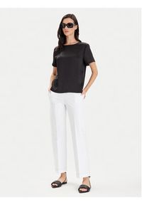 Weekend Max Mara Spodnie materiałowe Ballata 2416781108 Biały Regular Fit. Kolor: biały. Materiał: bawełna