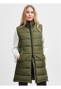 Fransa Bezrękawnik 20612165 Khaki Regular Fit. Kolor: brązowy. Materiał: syntetyk. Długość rękawa: bez rękawów #1