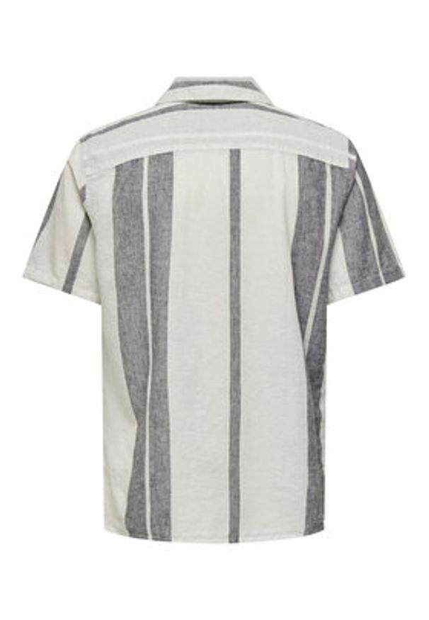 Only & Sons Koszula 22026109 Biały Regular Fit. Kolor: biały. Materiał: bawełna