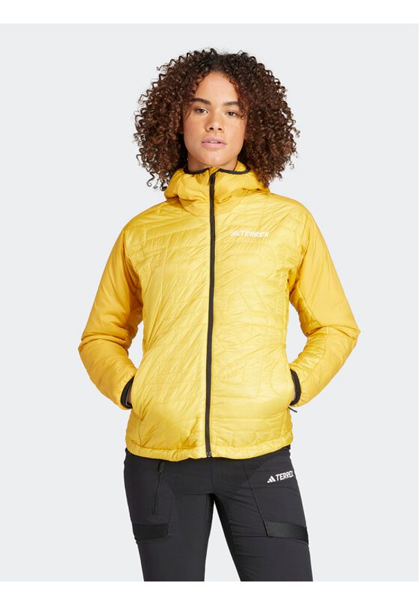 Adidas - adidas Kurtka outdoor Terrex Xperior Varilite PrimaLoft IB1076 Żółty Regular Fit. Kolor: żółty. Materiał: syntetyk. Technologia: Primaloft. Sport: outdoor