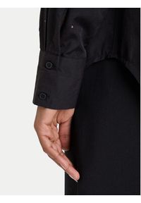 Vero Moda Koszula Fanni 10337791 Czarny Oversize. Kolor: czarny. Materiał: syntetyk