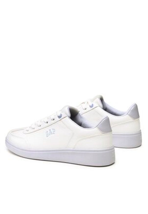 GAP - Gap Sneakersy Seattle Pop GAB001F5SWBCSBGP Biały. Kolor: biały. Materiał: skóra