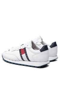 Tommy Jeans Sneakersy Leather Runner EM0EM00898 Biały. Kolor: biały. Materiał: skóra #2