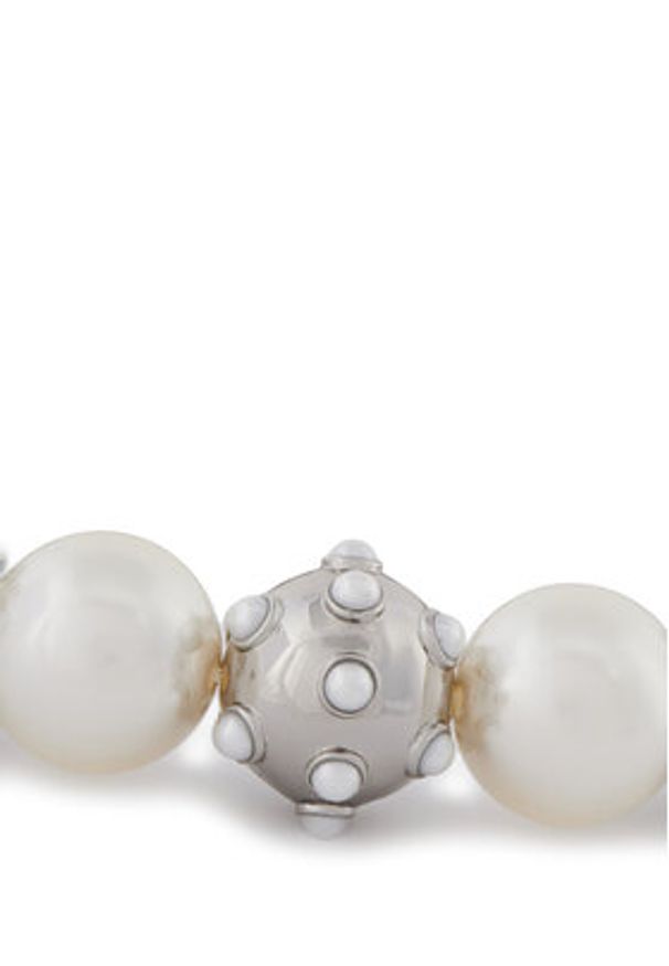 MARC JACOBS - Marc Jacobs Naszyjnik Pearl Dot Statement Neklace 2R3JNC001J52 Srebrny. Materiał: metalowe. Kolor: srebrny