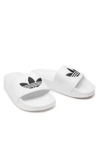 Adidas - adidas Klapki Adilette Lite FU8297 Biały. Kolor: biały. Materiał: skóra