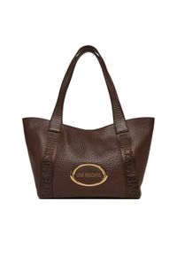 Love Moschino - LOVE MOSCHINO Torebka JC4337PP0NK1431A Brązowy. Kolor: brązowy. Materiał: skórzane