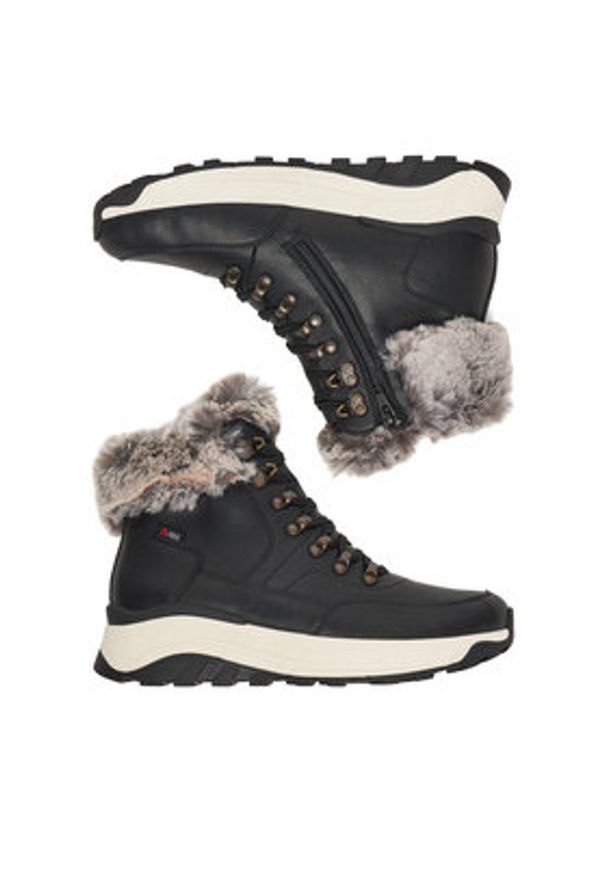 Rieker Trzewiki CEO-W0063-00 Czarny. Kolor: czarny. Materiał: skóra, syntetyk