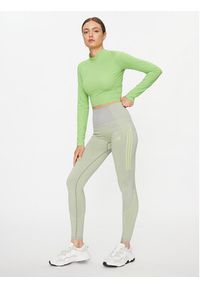 Adidas - adidas Legginsy Seamless Branded IA1940 Szary Tight Fit. Kolor: szary. Materiał: syntetyk