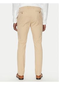 Michael Kors Chinosy CS4301KDR2 Beżowy Slim Fit. Kolor: beżowy. Materiał: bawełna #3