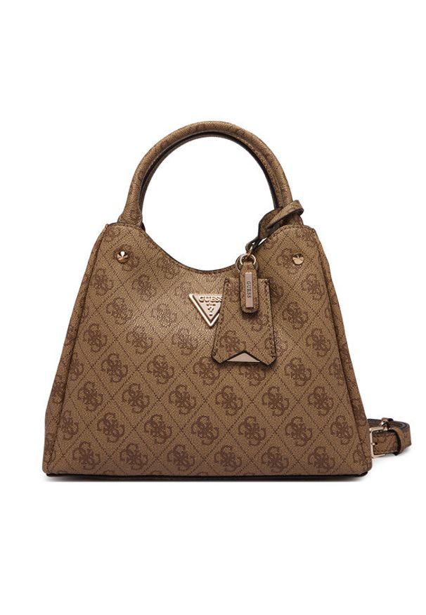 Guess Torebka Meridian II HWSG69 74050 Brązowy. Kolor: brązowy. Materiał: skórzane