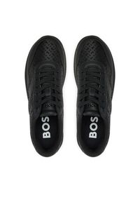 BOSS - Boss Sneakersy Titanium 50537870 10251947 01 Czarny. Kolor: czarny. Materiał: materiał