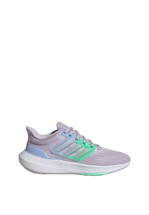 Adidas - Buty Ultrabounce. Kolor: szary, zielony, wielokolorowy. Materiał: materiał. Sport: bieganie