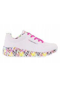 skechers - Buty na co dzień młodzieżowe SKECHERS UNO LITE. Okazja: na co dzień. Kolor: wielokolorowy, biały. Materiał: skóra. Model: Skechers Sport. Sport: turystyka piesza #1