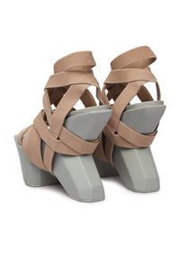 United Nude Sandały Boulder Bondage 1089493205 Beżowy. Kolor: beżowy. Materiał: materiał #4