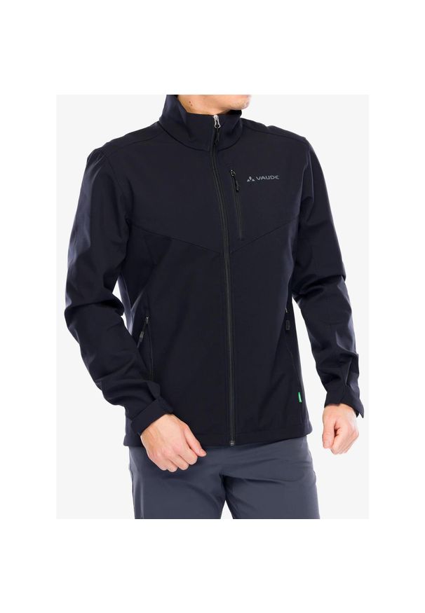 Kurtka softshell męska Vaude Cyclone Jacket VI. Kolor: czarny. Materiał: softshell